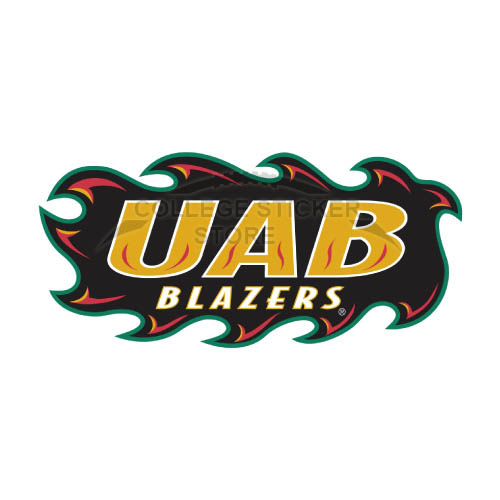 Diy UAB Blazers Iron-on Transfers (Wall Stickers)NO.6632